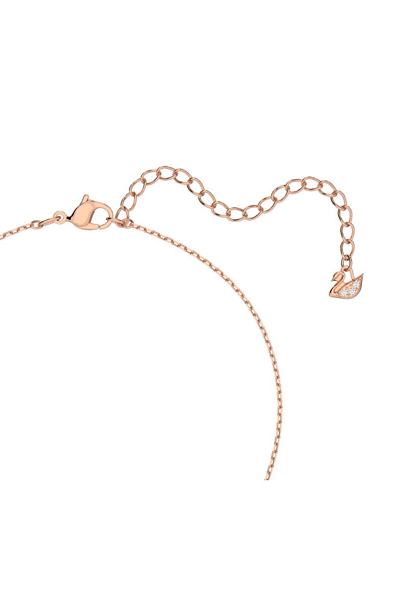 Swarovski Una Clover Stud Earrings & Necklace Set, Alternate, color, Pink