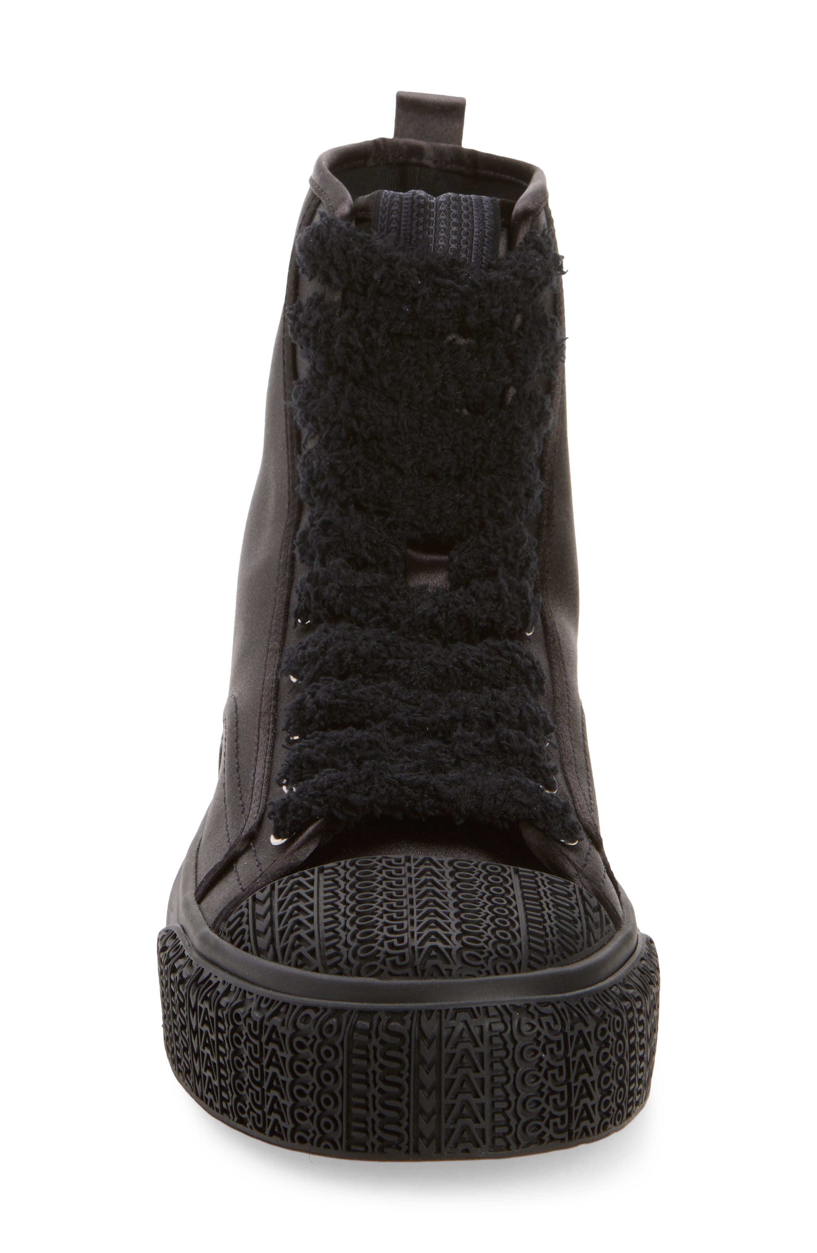The High Top Sneaker, Alternate, color, BLACK