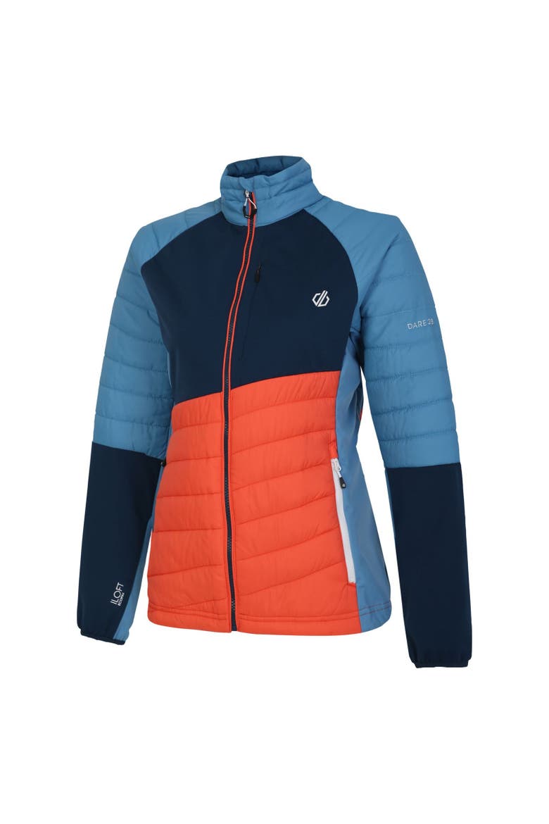 Lexan Hybrid Jacket, Alternate, color, Satsuma and Moonlight Denim