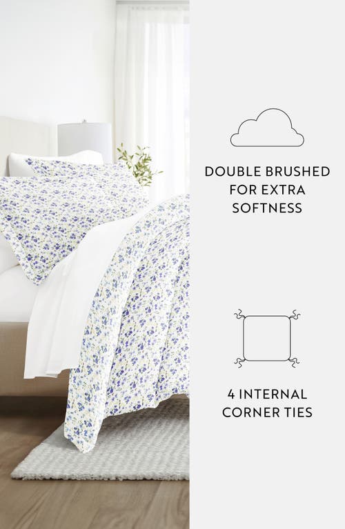 Homespun Bundle Duvet Set In Blue Blossoms