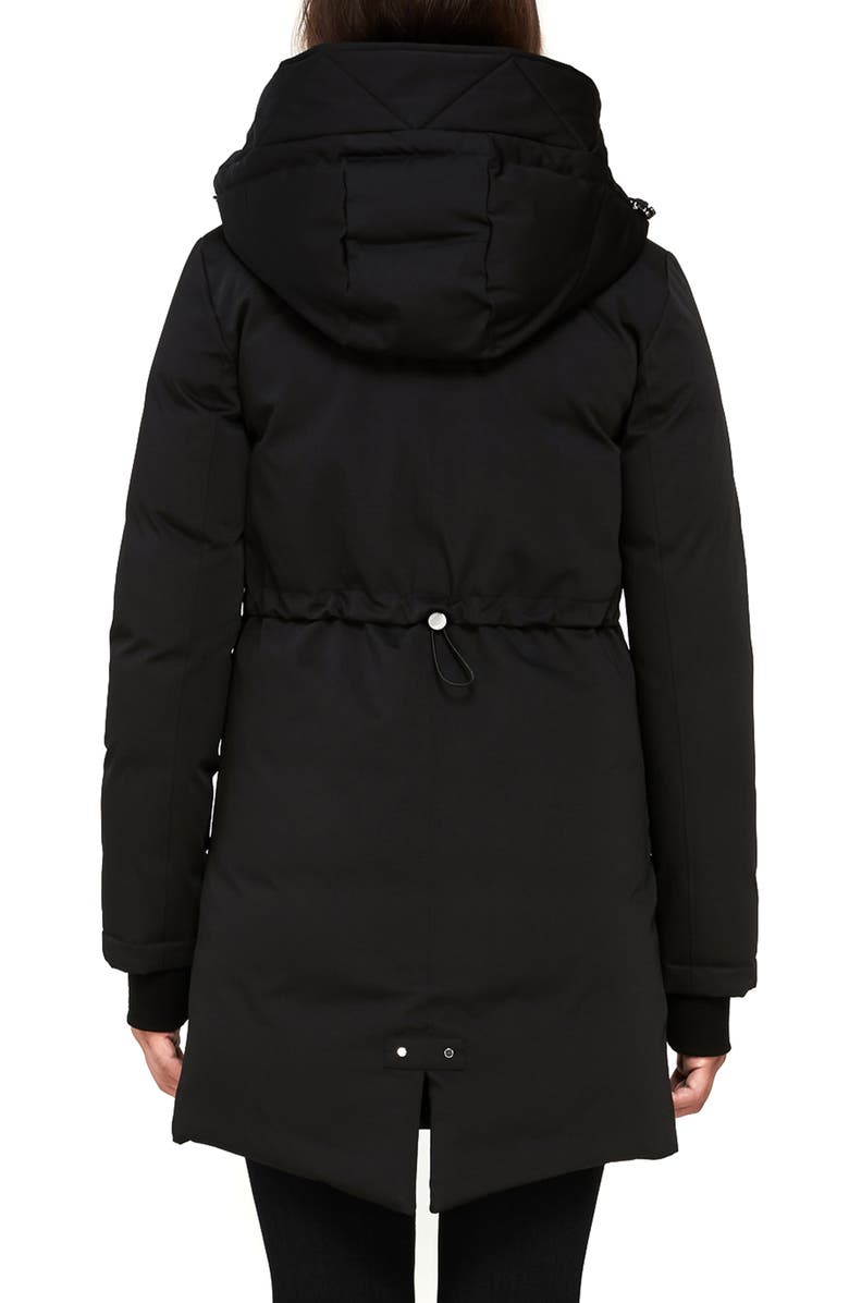 Soia & Kyo Belina Water Repellent Down Coat with Bib, Alternate, color, 
