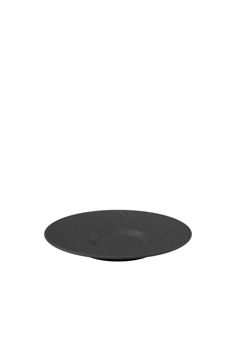 Manufacture Rock Coffee Cup Saucer, Main, color, black