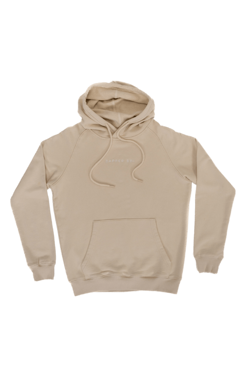 Dapper Boi Cream Pullover Hoodie, Main, color, 