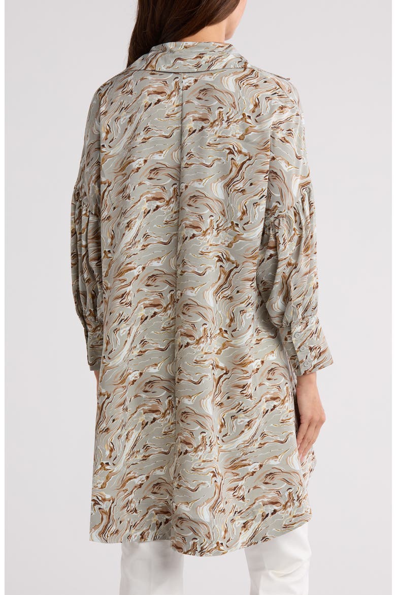 Oversize Long Sleeve High-Low Top, Alternate, color, GREY