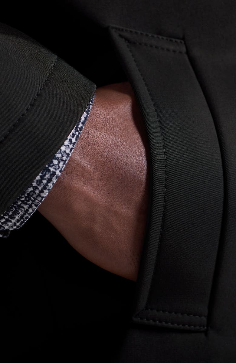 Bugatchi Water Repellent Field Jacket, Alternate, color, Black