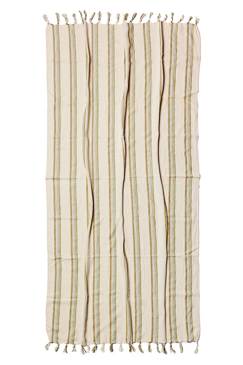 Mona Turkish Cotton Towel, Alternate, color, GREEN MULTI