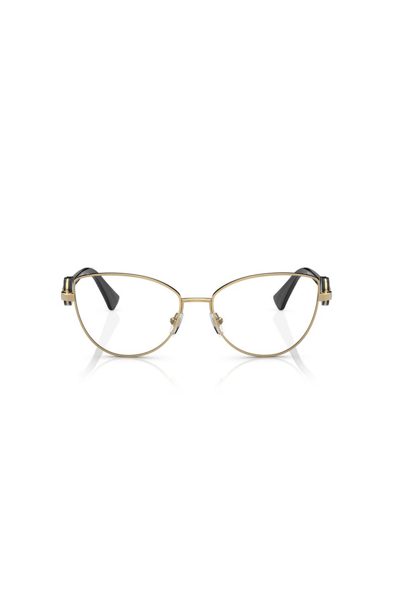 Versace 55mm Cat Eye optical glasses, Alternate, color, Gold