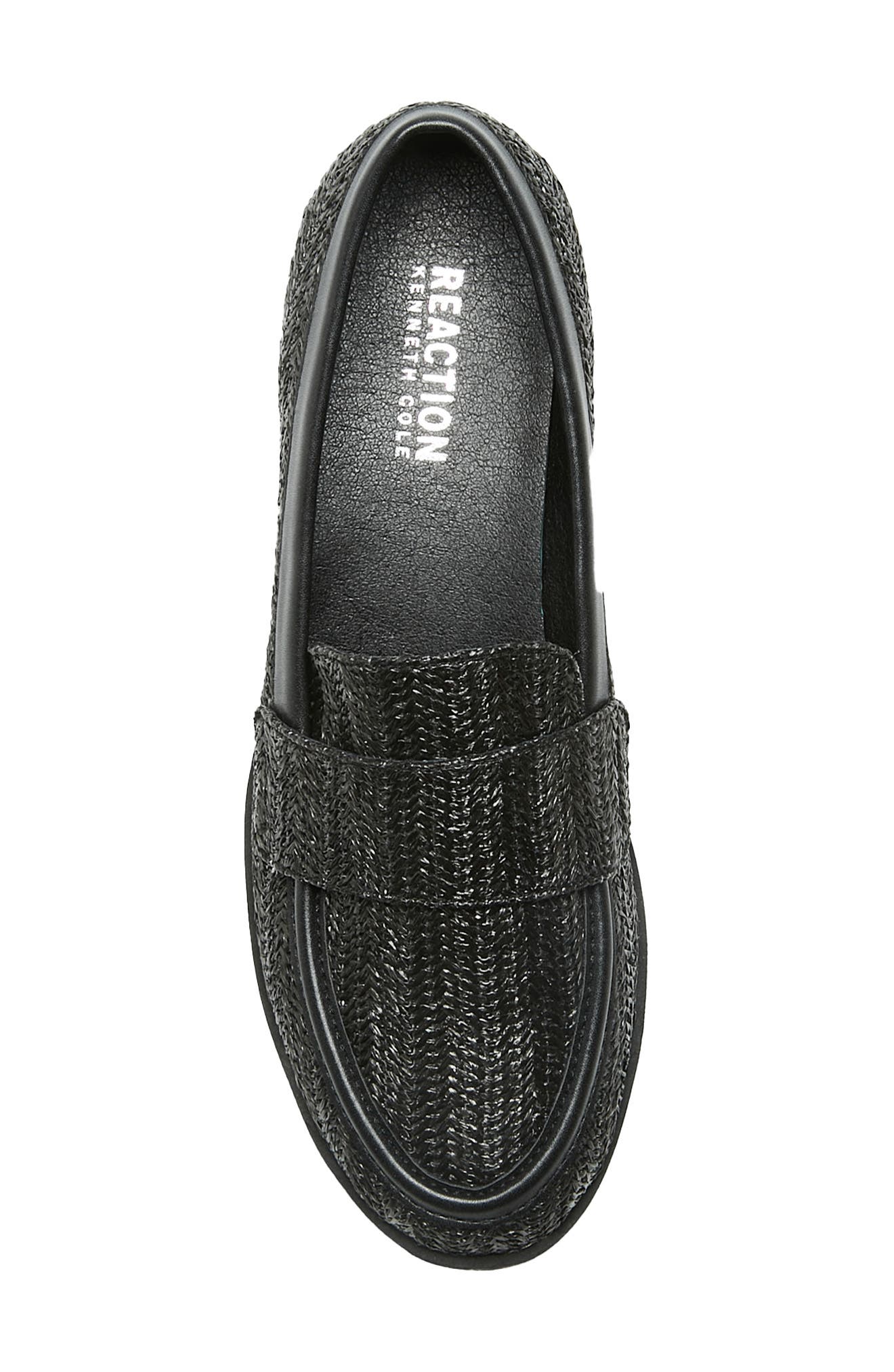 Kenneth Cole Reaction Fern Raffia Penny Loafer, Alternate, color, 