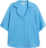 Rip Curl Premium Surf Cotton Gauze Button-Up Shirt