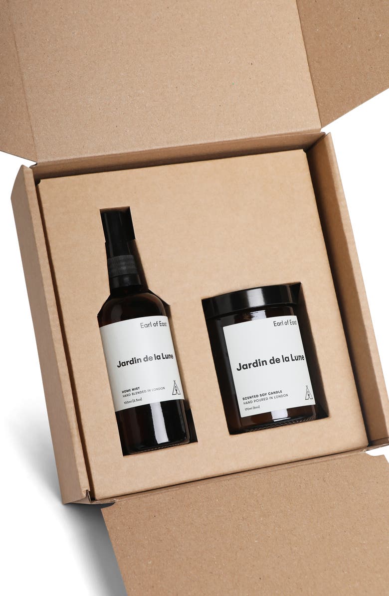 Earl of East Jardin de la Lune Scented Candle & Home Mist Gift Set, Main, color, 