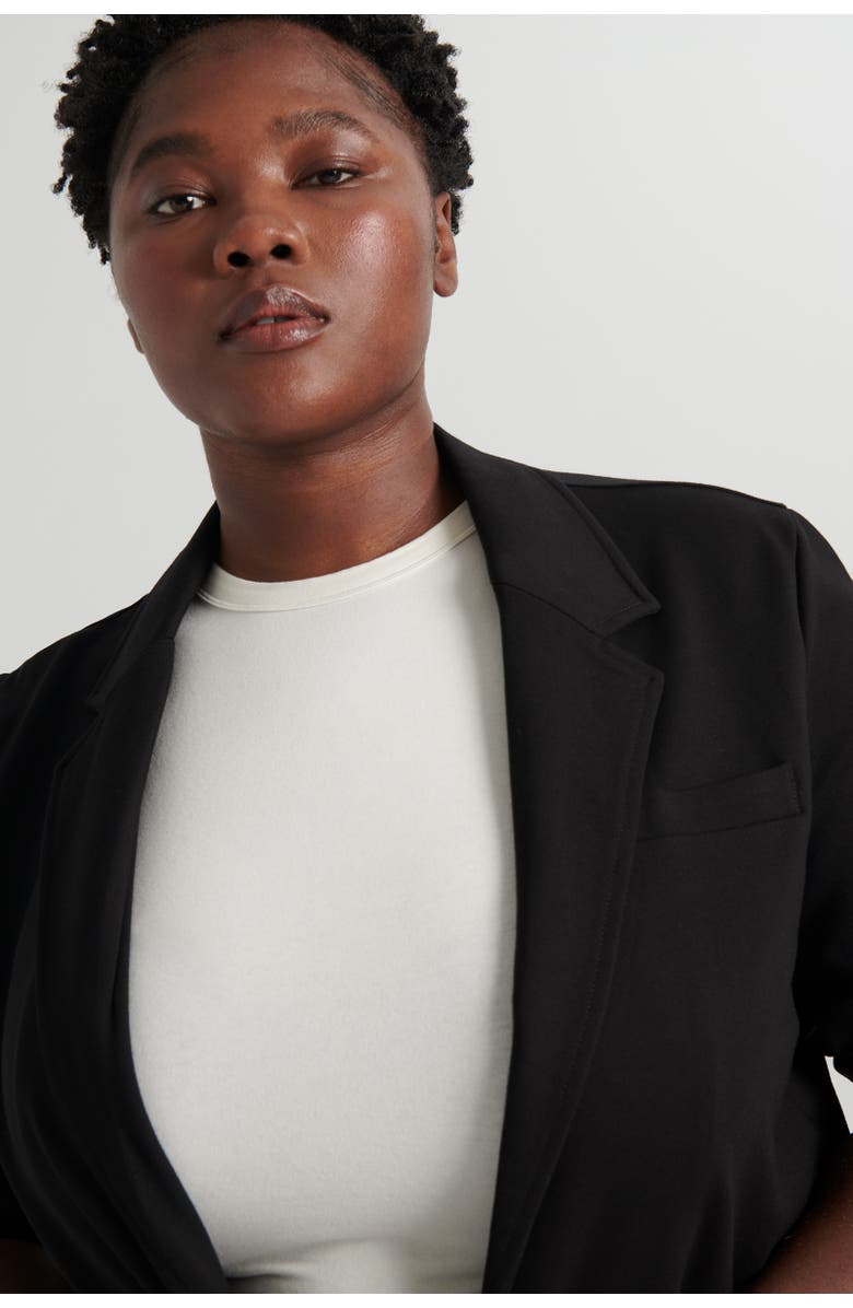 Pari Passu Ponte Debi Blazer - Black, Alternate, color, 