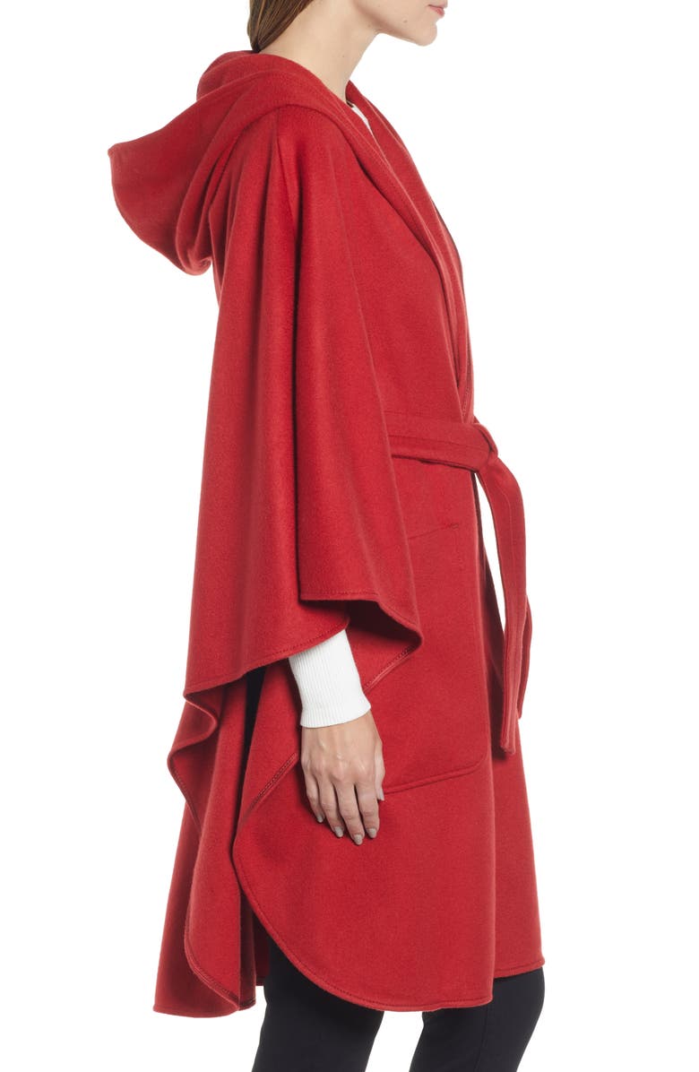 Max Mara Belted Cashmere Poncho, Alternate, color, 