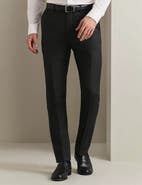 Charles Tyrwhitt Birdseye Slim Fit Italian Luxury Suit Pants
