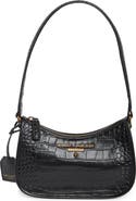 Kurt Geiger London Highgate Small Croc-Embossed Leather Hobo