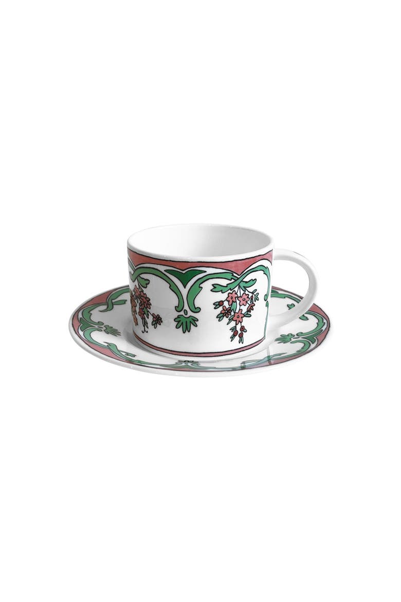 Always Marie Cup & Saucer, Main, color, Multi