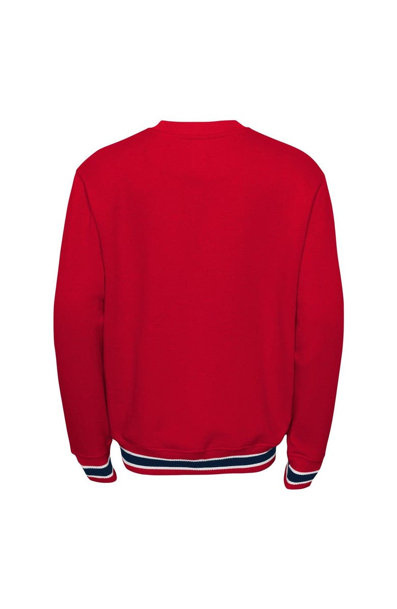 Outerstuff Youth Red Washington Capitals Classic Blueliner Pullover Sweatshirt, Alternate, color, Red