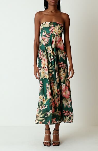 【Zimmermann】Lexi floral linen wrap dress Lexi floral linen wrap dress in multicoloured - Zimmermann