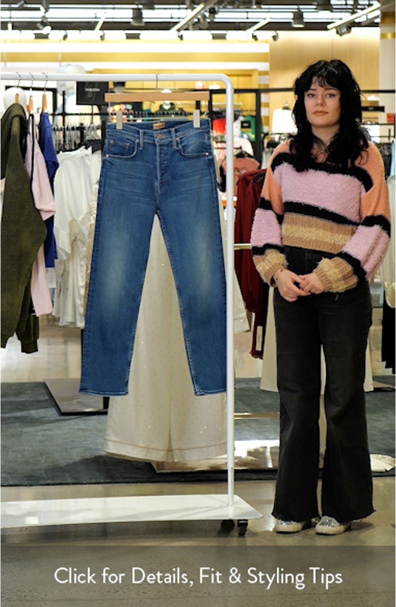 The Tomcat High Waist Ankle Straight Leg Jeans, sales video thumbnail