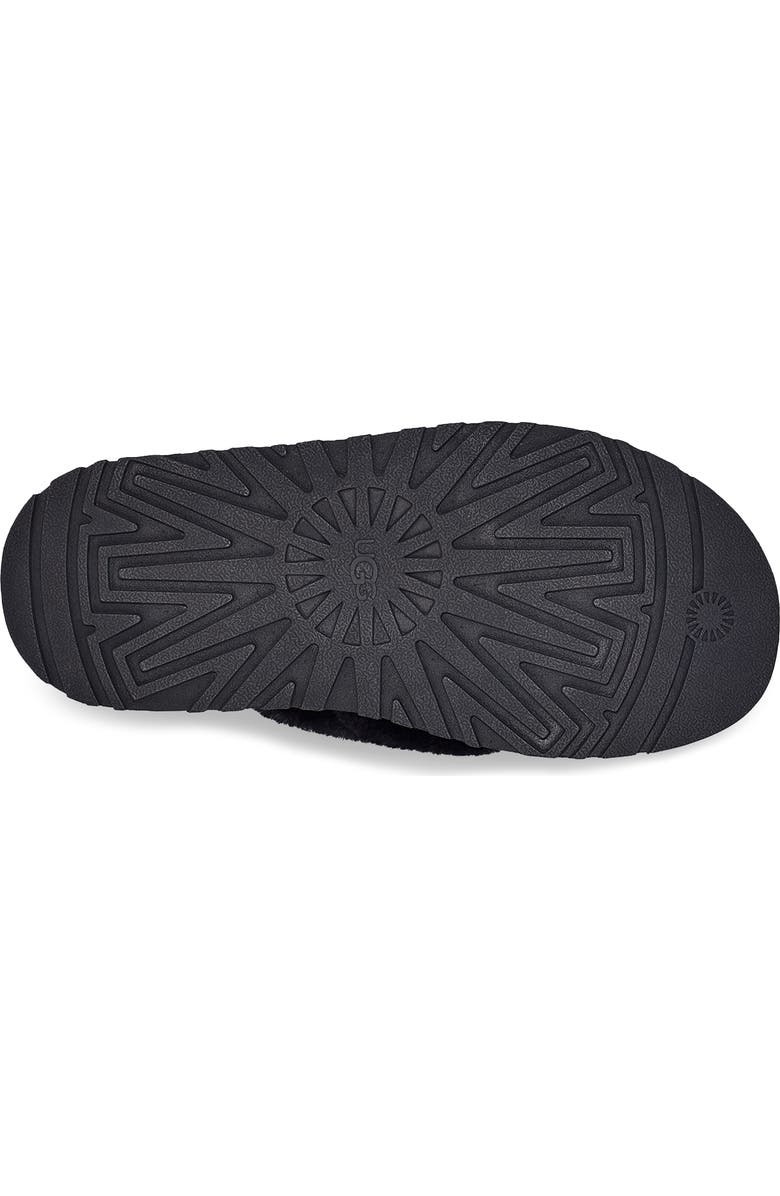 UGG<sup>®</sup> Disco Cross Genuine Shearling Slide, Alternate, color,