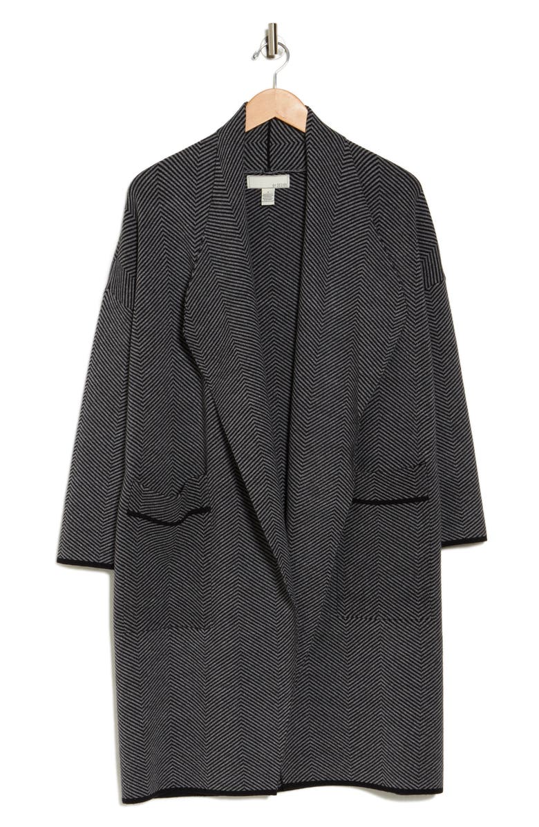BY DESIGN Andrea Chevron Sweater Coat, Alternate, color,