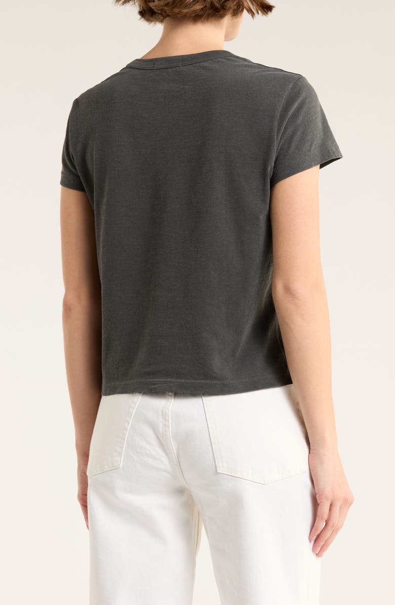 BUCK MASON Crewneck Slubbed T-Shirt, Alternate, color, Coal Venice Wash