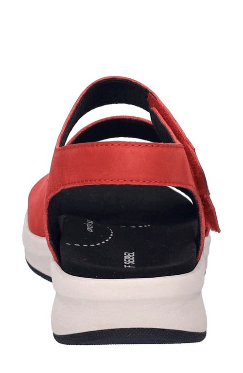 Josef Seibel Estelle 06 Sandal In Red