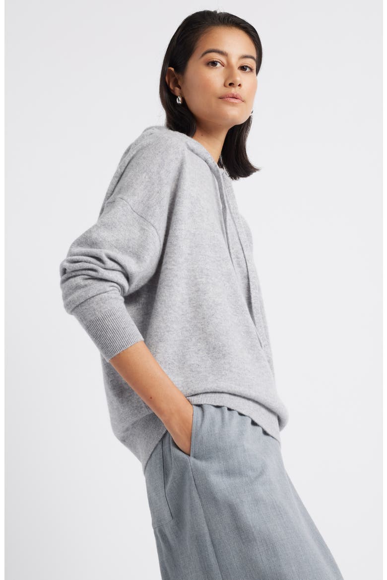 Cashmere Hoodie, Alternate, color, GREY FORMAL
