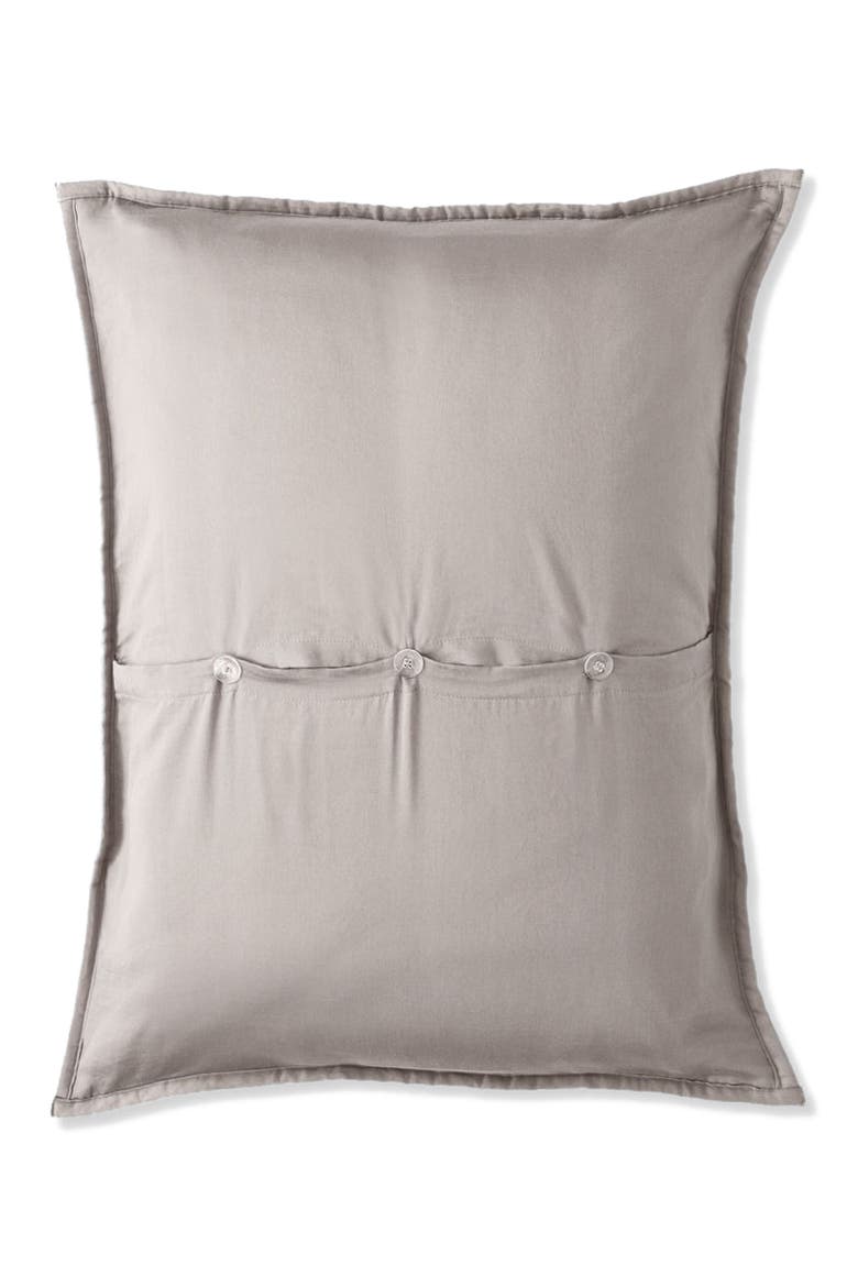 Organic Room Service Sateen Sham 2-Pack, Alternate, color, Dove Grey