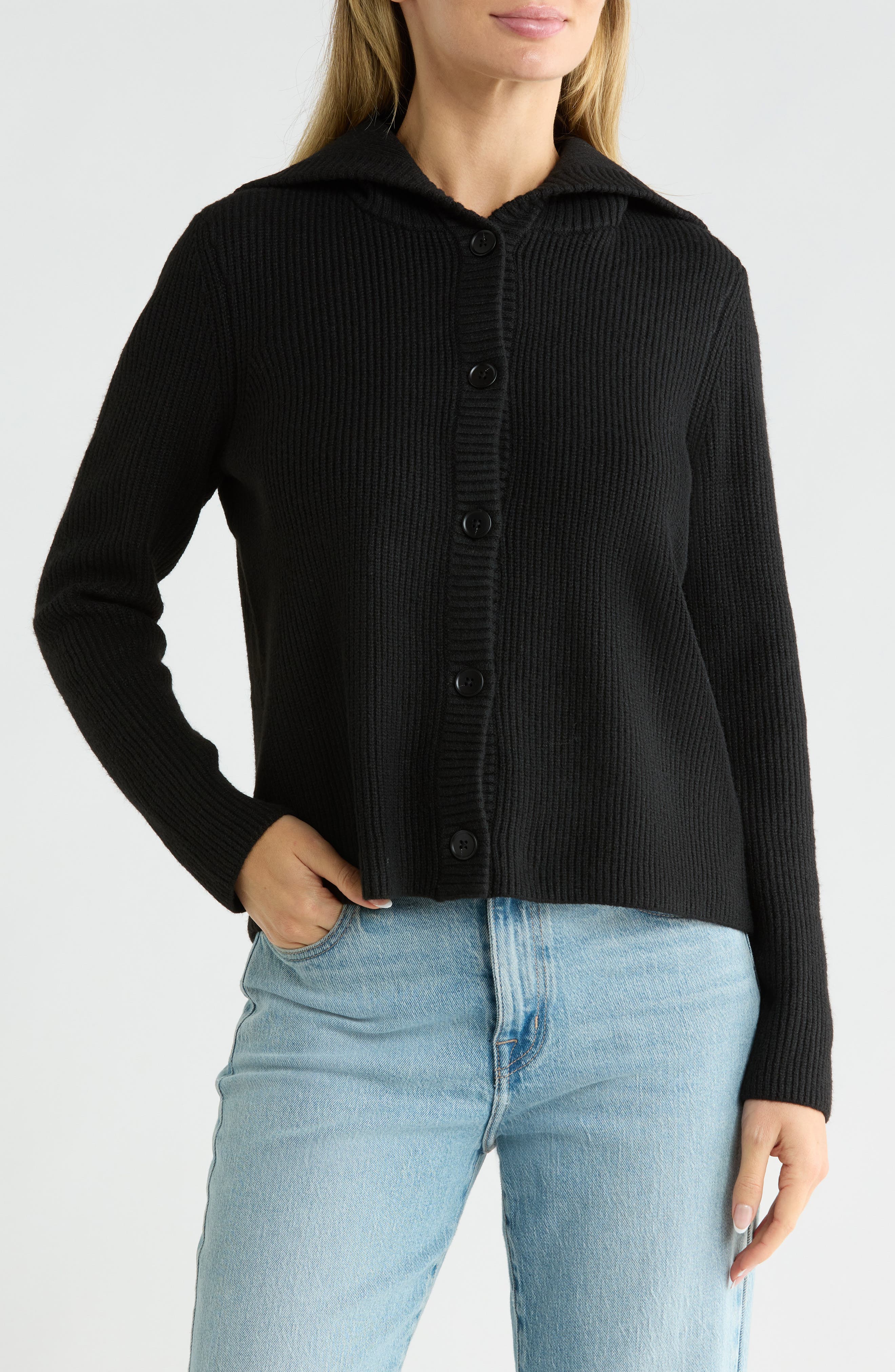 Sailor Collar Cardigan