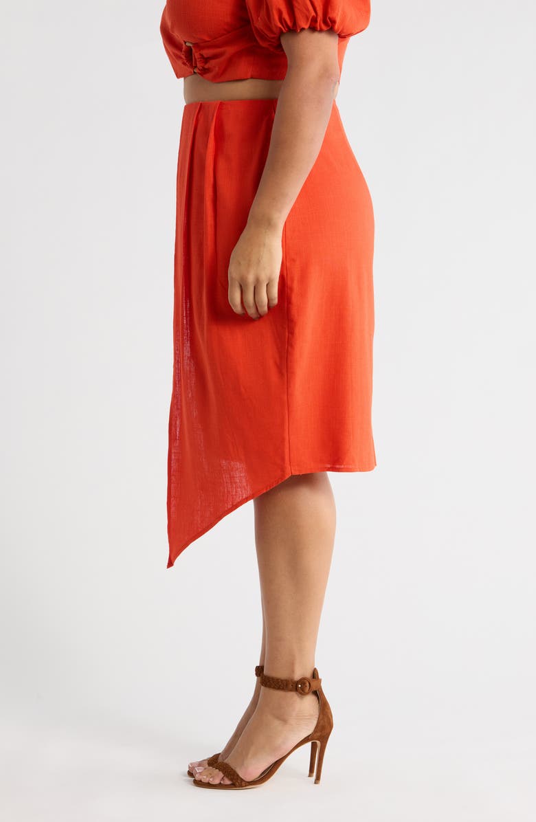 SUGARLIPS Bet on You Faux Wrap Skirt, Alternate, color, 