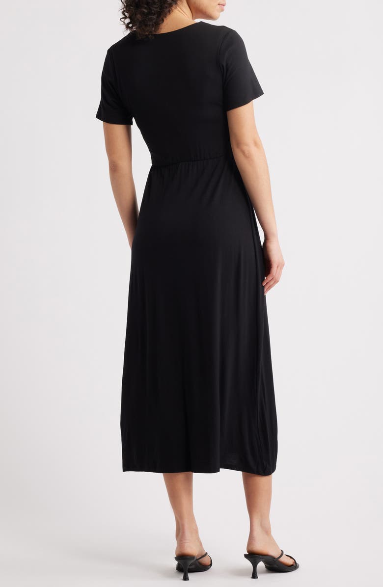 Loveappella Midi Dress, Alternate, color, Black