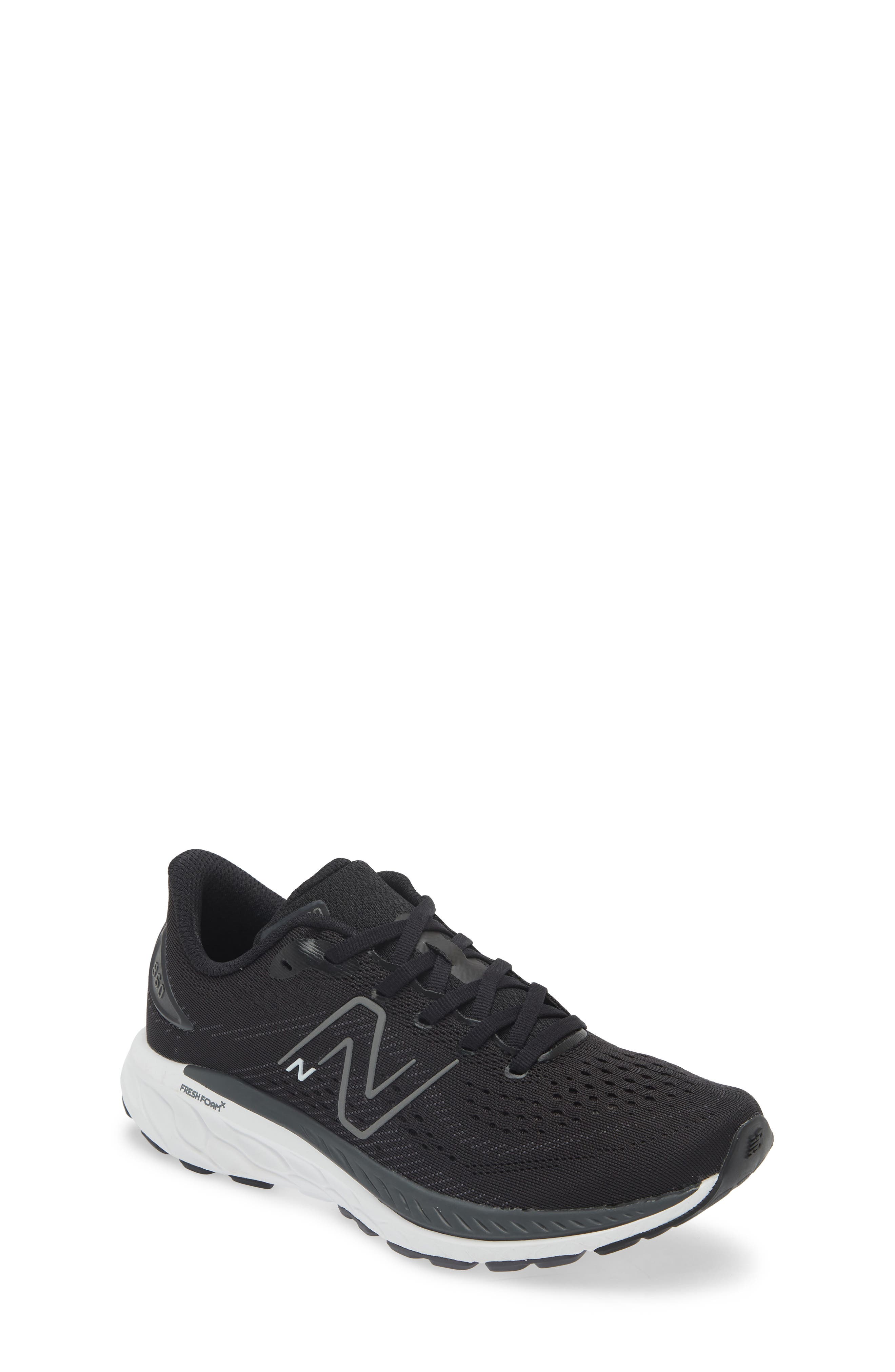 New Balance Kids' 860 Sneaker, Main, color, Black/ White