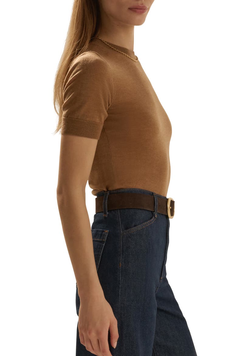 The Good Sport Wool Top, Alternate, color, CAMEL