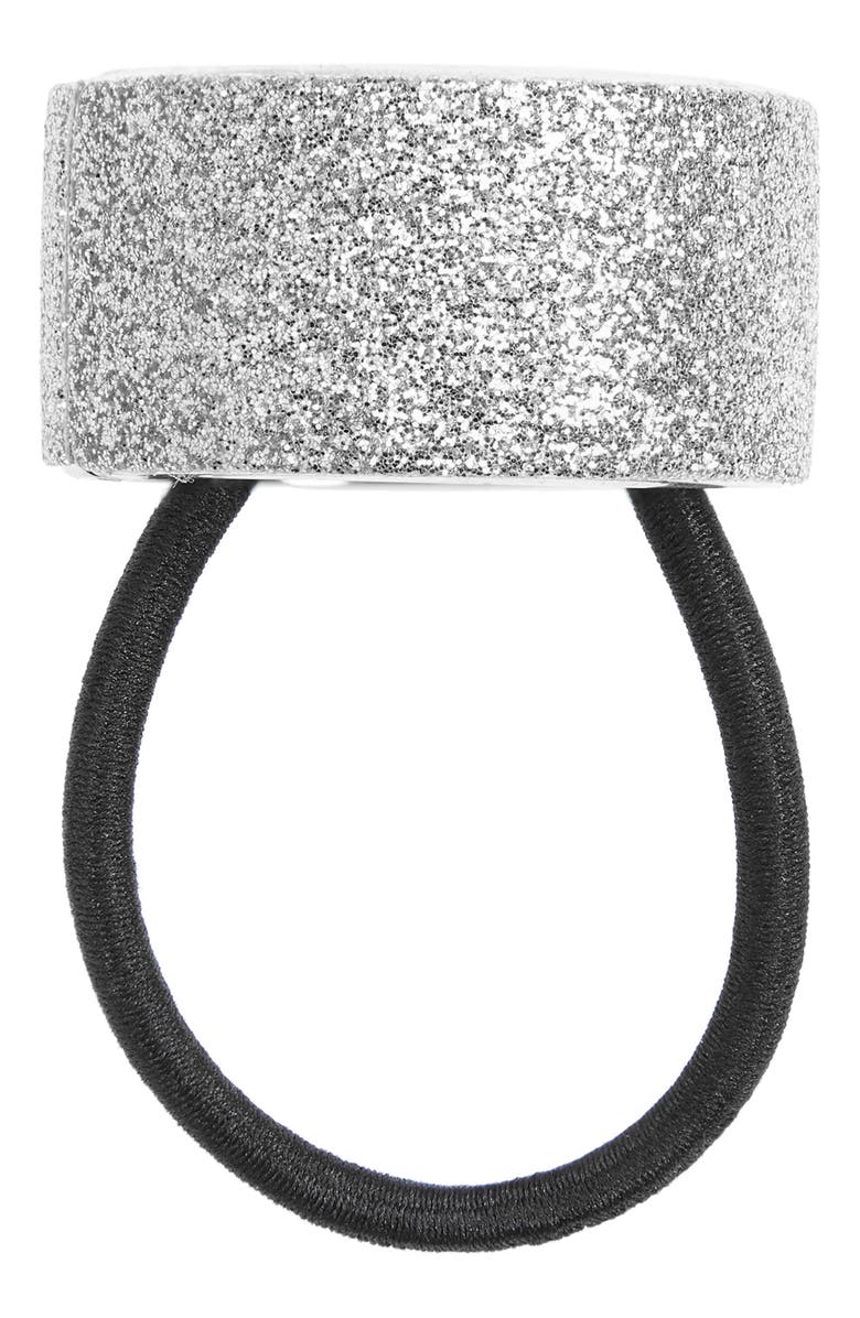 L. Erickson Glitter Cuff Ponytail Holder, Main, color, 