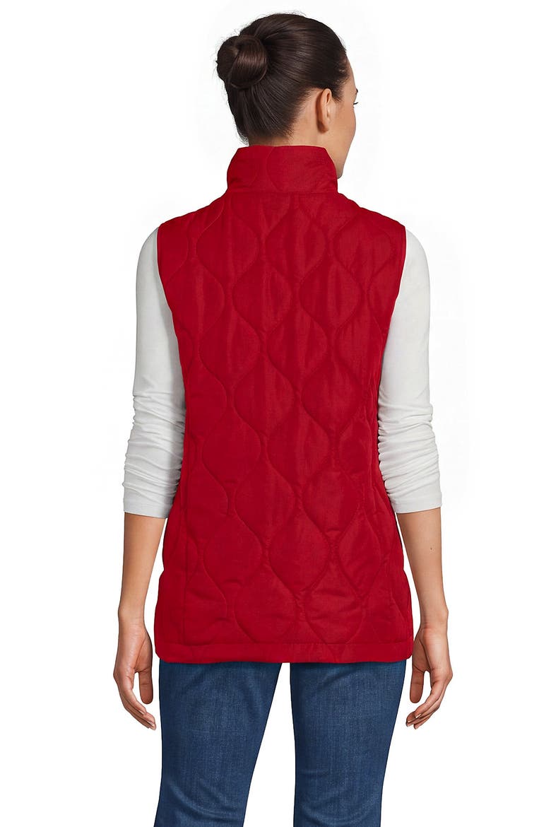 Featherfree Quilted Insulated Vest, Alternate, color, Compass Red