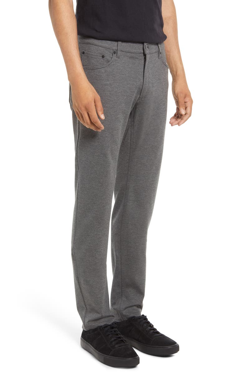 Brax Chuck Stretch Knit Five Pocket Pants, Alternate, color, Graphit