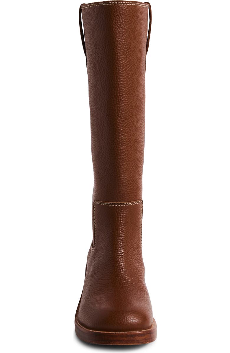 Free People Blaze Block Heel Boot, Alternate, color, Vintage Tan Leather