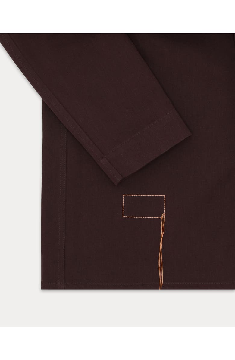 Fortela Boulevard Cotton Jacket, Alternate, color, Burgundy