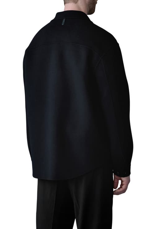 Emmanuel Double Face Wool Overshirt