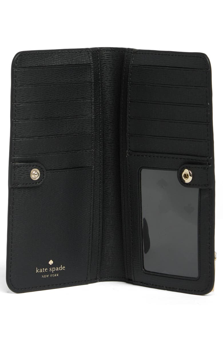 Kate Spade New York darcy large slim bifold wallet, Alternate, color, 
