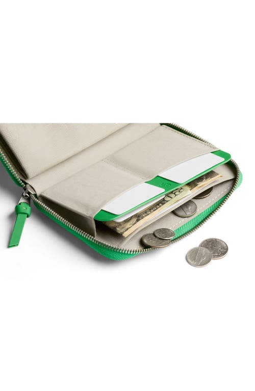 Bellroy Leather Rfid Folio Wallet In Green