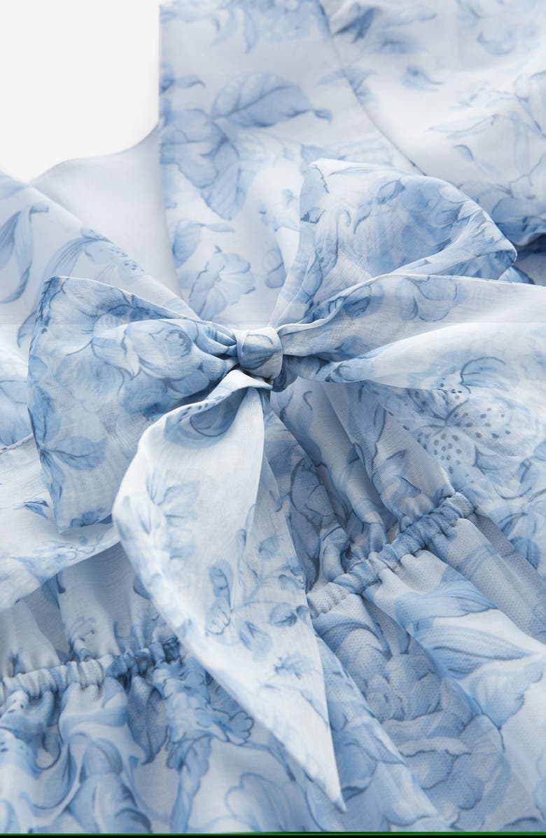 Laura Ashley Kids' Puff Sleeve Organza Dress, Alternate, color,