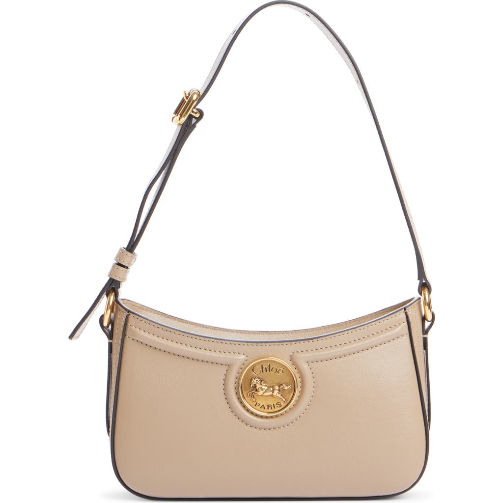 Chloé Mini Horse Medal Leather Shoulder Bag