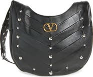 Valentino Garavani Hoboho Patchwork Leather Hobo Bag