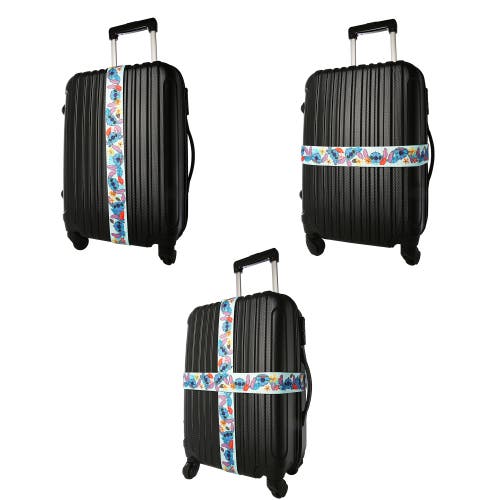 Disney Stitch Luggage Strap, 2-piece Set In Multi