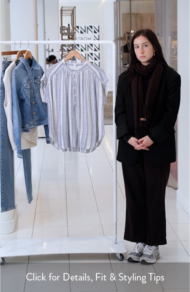 Raegan Stripe Relaxed Top, sales video thumbnail