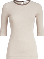 Brunello Cucinelli Ribbed jersey top