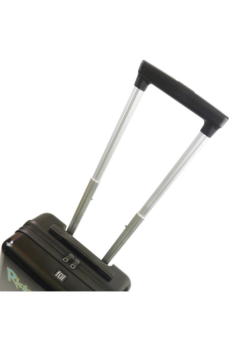 Ful Rick and Morty 22.5" Carry-On Luggage, Alternate, color, Black
