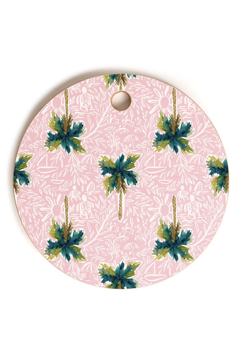 Island Dreams Cutting Board, Main, color, PINK