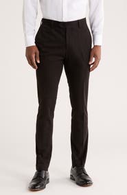 T.R. PREMIUM Slim Fit Flat Front Dress Pants
